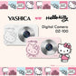 YASHICA x Hello Kitty Series (DZ-100) Compact Digital Camera Point and Shoot 44 Megapixel F/3.2 36mm with 1080p Video, 16x Digital Zoom, 700mAh Li-ion Battery, Max 64GB TF / MicroSD Card Support, 2.4" Screen Display | Pink, White