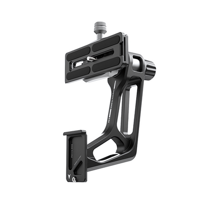 YC ONION Bagel BF44 Dual / BC44 Single 360° Panoramic Ball Head & GH38 Litchi Gimbal Head Vertical Shooting Extension Adapter with Quick Release Plate for Tripods, Monopods, Mirrorless & DSLR Cameras – Photography & Video Recording