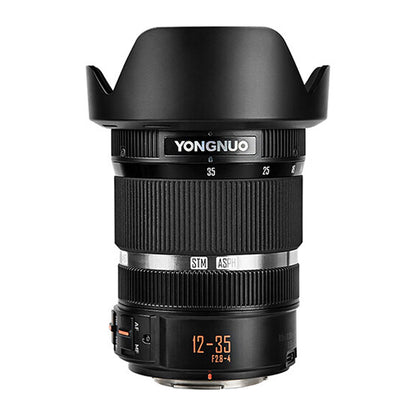 Yongnuo 12-35mm f2.8-4 Wide-Angle Zoom Lens with Macro Shooting, Manual and Auto Focus for Olympus Panasonic Micro Four Thirds M4/3 Mount Cameras | YN12-35MM