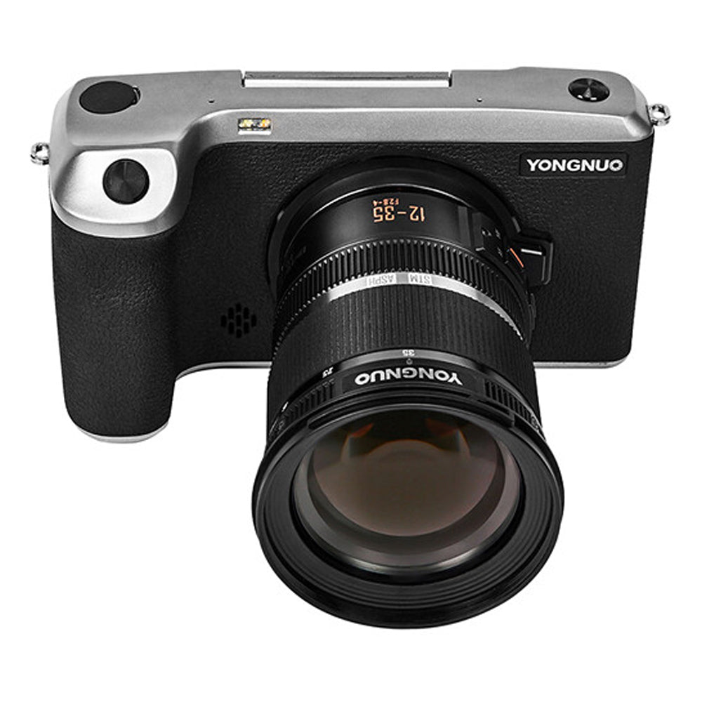 Yongnuo 12-35mm f2.8-4 Wide-Angle Zoom Lens with Macro Shooting, Manual and Auto Focus for Olympus Panasonic Micro Four Thirds M4/3 Mount Cameras | YN12-35MM