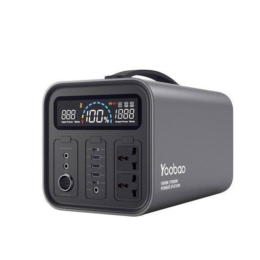 Yoobao EN1000S 1000W 280800mAh Portable Powerbank Station  PD60W Power Delivery Two-Way Fast Charging USB Type C with 220V AC Output for Emergency and Outdoor Activities