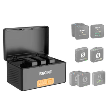 ZGCINE ZG-R30Pro Portable Charging Case with 3,400mAh Battery, USB-C PD Input/Output, Charges 3 Rode Wireless GO I/II, Reverse Charging Power Bank with Over-Charge Protection for Mobile Phones, Rode Microphones, DJI OSMO and GoPro