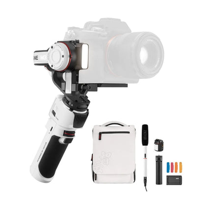 [CLEARANCE] Zhiyun Crane M3 3-Axis Camera Gimbal Stabilizer with Quick Release 4.0, Dual Color Fill Light, 1.22" Touch Screen, 6.5mm Audio Port (Combo)