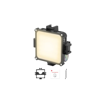 Zhiyun Fiveray M20 20W Bi-Color Pocket LED Fill Light with 4500mAh Built-in Battery, 2500-6700K Adjustable Color Temperature, DynaVort Cooling System, On-Board & Mobile App Control for  Camera Photography & Videography