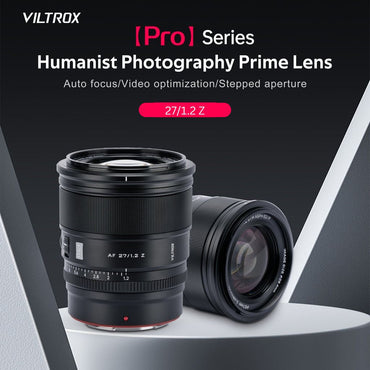 [CLEARANCE] Viltrox AF 27mm f/1.2 STM Auto focus Prime Lens with APS-C Format for Nikon Z Mount Mirrorless Cameras
