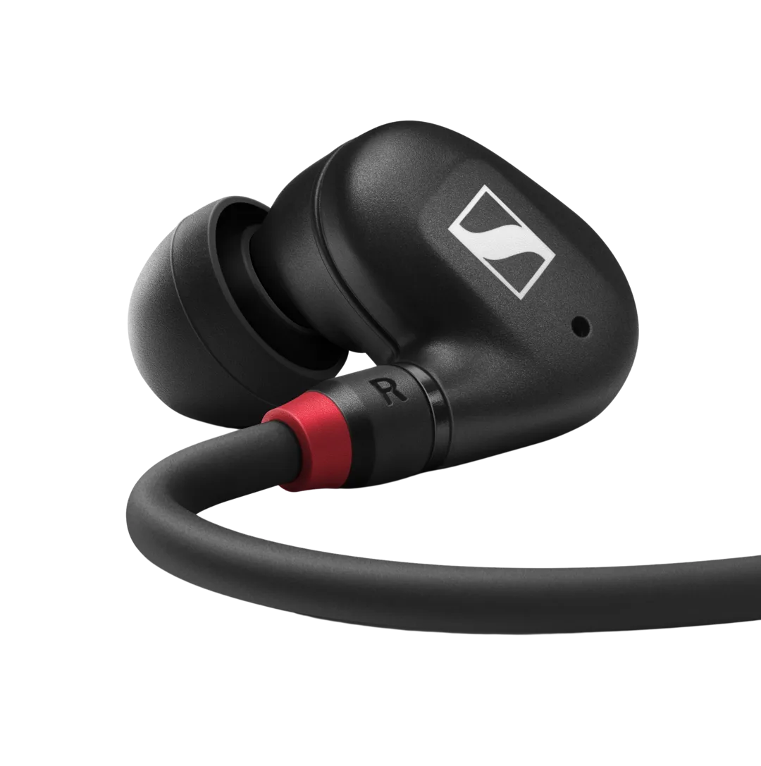 Sennheiser IE 100 PRO Dynamic In-Ear Monitors Wired IEM w/ Detachable Cable (Black, Clear, Red)