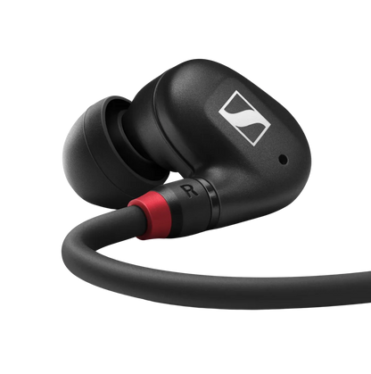 Sennheiser IE 100 PRO Dynamic In-Ear Monitors Wired IEM w/ Detachable Cable (Black, Clear, Red)