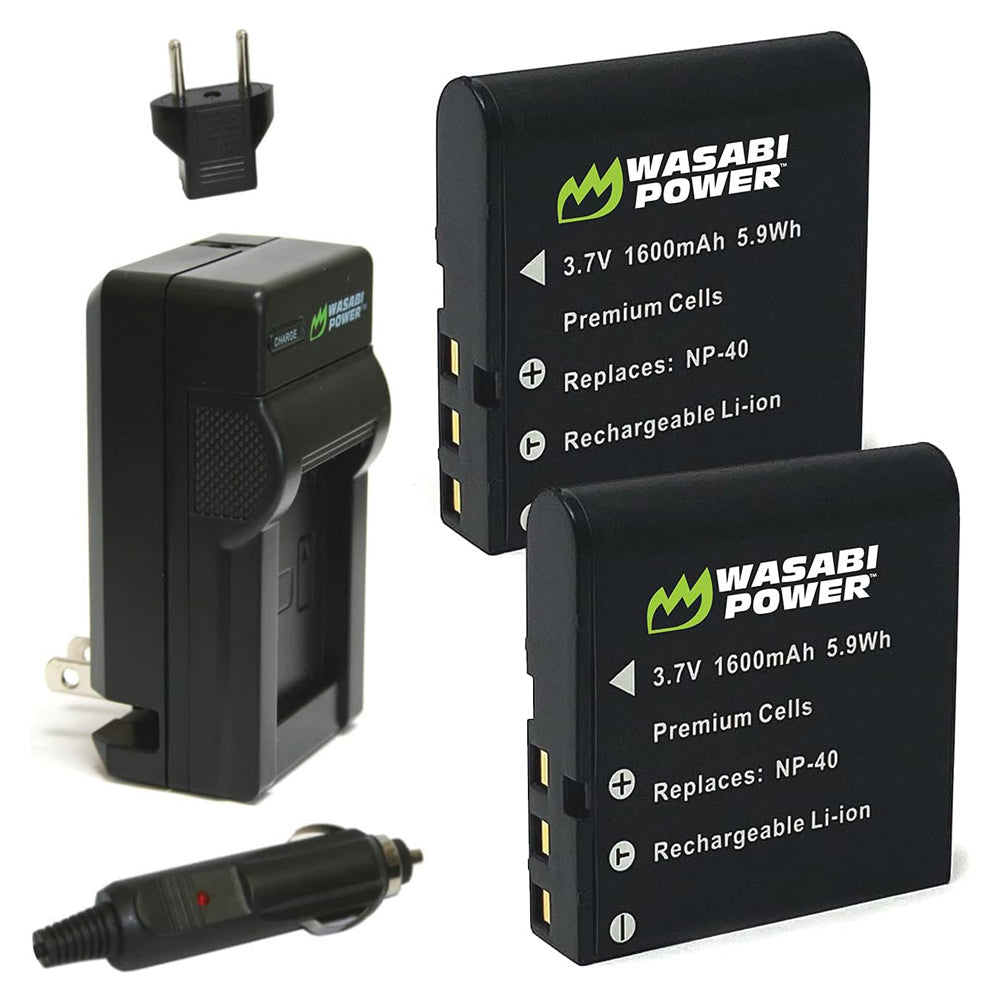 [CLEARANCE] Wasabi Power BC-W126 Dual USB Battery Charger for Fujifilm NP W126, NPW126S  | JG Superstore