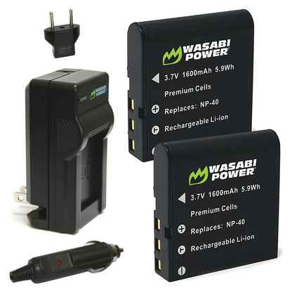 [CLEARANCE] Wasabi Power BC-W126 Dual USB Battery Charger for Fujifilm NP W126, NPW126S  | JG Superstore