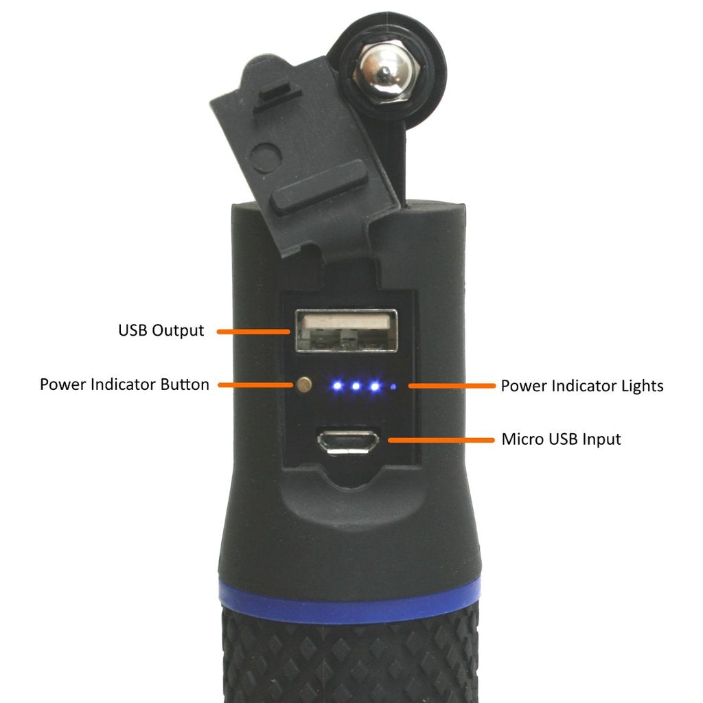 Wasabi Power CLUTCH for GoPro Cameras (Power Bank Hand Grip) , Action Cameras & Smartphones Compact Digital Cameras