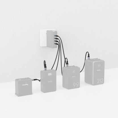 SmallRig PD 3.1 240W USB-C to USB-C Super Fast Charging & Data Sync Polyester-Braided Type C Charger Cable with LED Display for iPhone 16/15 Plus Pro Max, iPad Pro/Air, MacBook, Smartphones, Camera Batteries, Tablets & Laptops | 4908 5113