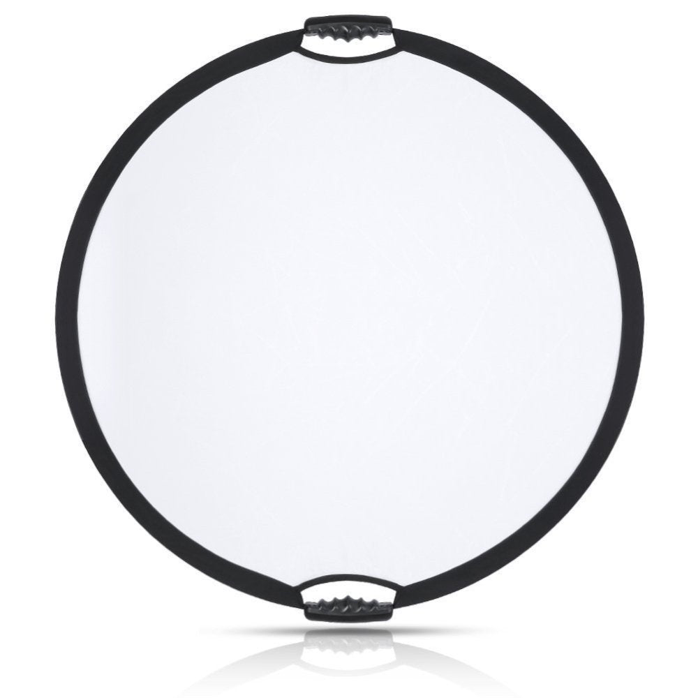 Pxel RF-11X11 5 in 1 43inch / 110cm Round Reflector with Grip Handle for Photography Photo Studio Lighting & Outdoor Lighting
