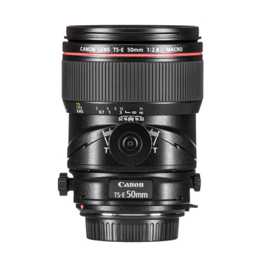 Canon TS-E 50mm f/2.8L Macro Tilt Shift Lens with Full Frame Sensor Format and Standard Focal Length for EF Mount DSLR Camera Body