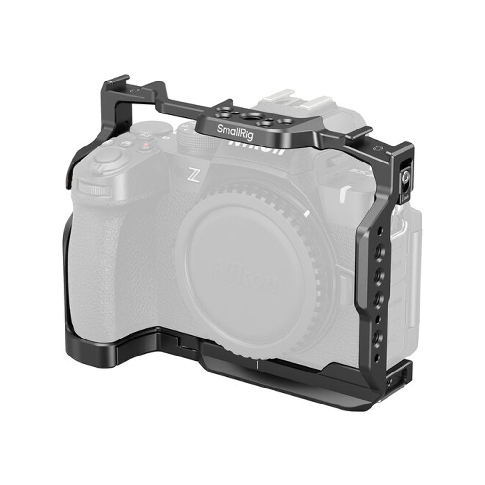 SmallRig Formfitting Aluminum Alloy Camera Cage for Nikon Z50 II Mirrorless Camera with Integrated Arca-Type Base, NATO Rail, Shoe Mount, Strap Slots, QD Socket and 1/4"-20, 3/8"-16 Accessory Threads