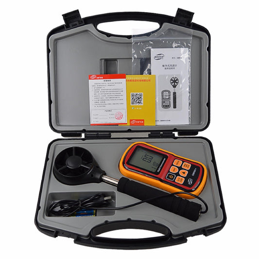 [CLEARANCE] Benetech GM8901 Hand Held Anemometer 45m/s (88MPH) LCD Digital Thermometer Electronic Hand-held Wind Speed Gauge Meter