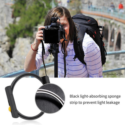 K&F Concept Square Filter Kit SN251 100 X 100 X 2mm Square Coated ND1000 Filter, Square Soft Graduated GND8 Optics Waterproof Anti Scratch Glass HD, Square Filter Holder and 8pcs Square Filter Ring 49/52/58/62/67/72/77/82mm