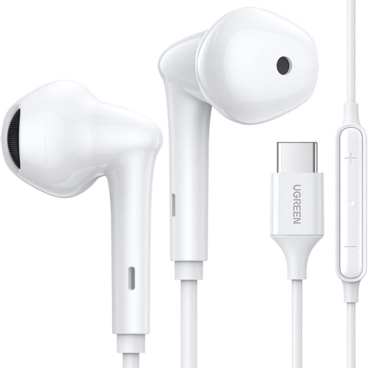 UGREEN HiTune USB C Wired In-Ear Earphones with In-Line Microphone and Controls for Phone, Tablet, Laptop, PC, Music Player, etc. | 60700