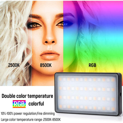 Viltrox WeeyLite RB08P RGB 2500K-8500K LED Video Camera Adjustable Light for Photo Camera Studio