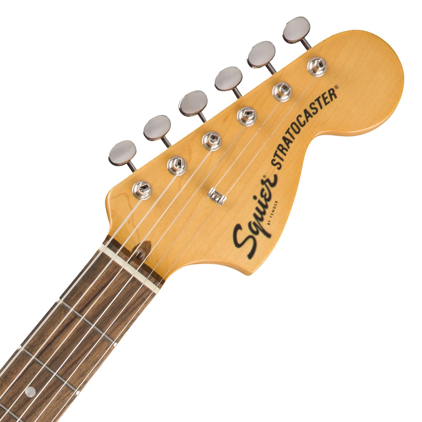 Squier by Fender Classic Vibe 70's Stratocaster 21 Frets 6 Strings SSS Electric Guitar with Laurel Fingerboard and Tremolo (Olympic White, Black) | 374020501, 374020506