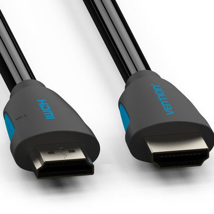 Vention 4K UHD 60Hz HDMI Male to Male Cable with 18Gbps Ethernet and HDR Display Support High Speed Cord for Gaming and Home Theater (1M) | VENTION VAA-M02-B100