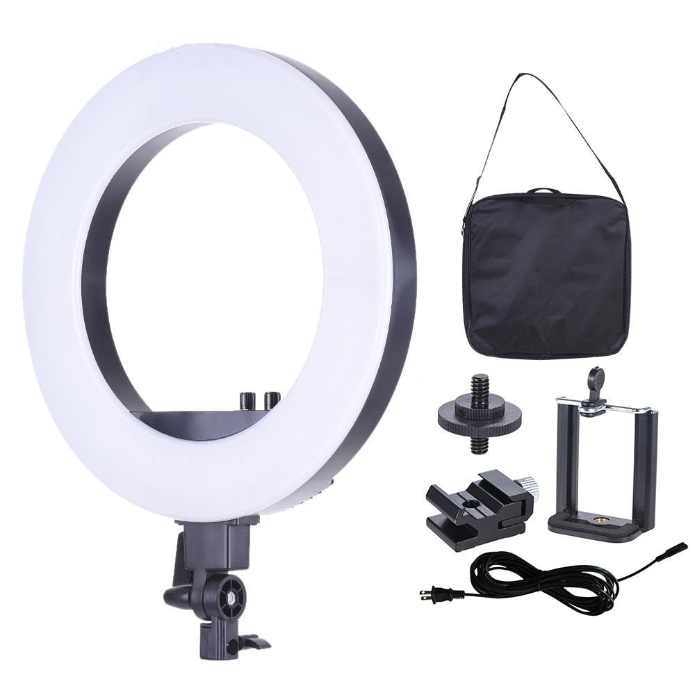 Pxel RL-18 RL18 LED Lamp Bi-Color Ring Light 18 inches 3200K-5500K Photography Studio Beauty Vlog Lighting Makeup, Livestream with Stand