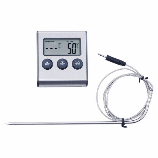 Eagletech Oven Probe Chicken/Steak Meat BBQ Grill Fry Thermometer Kitchen Food Cooking with Alarm