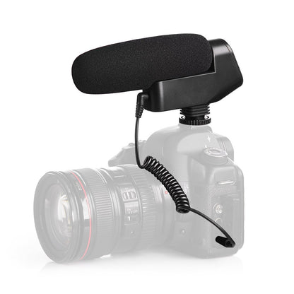 Boya BY-VM600 Cardioid Directiol Condenser Microphone Mic for Canon Sony Nikon Pentax DLSR Camera