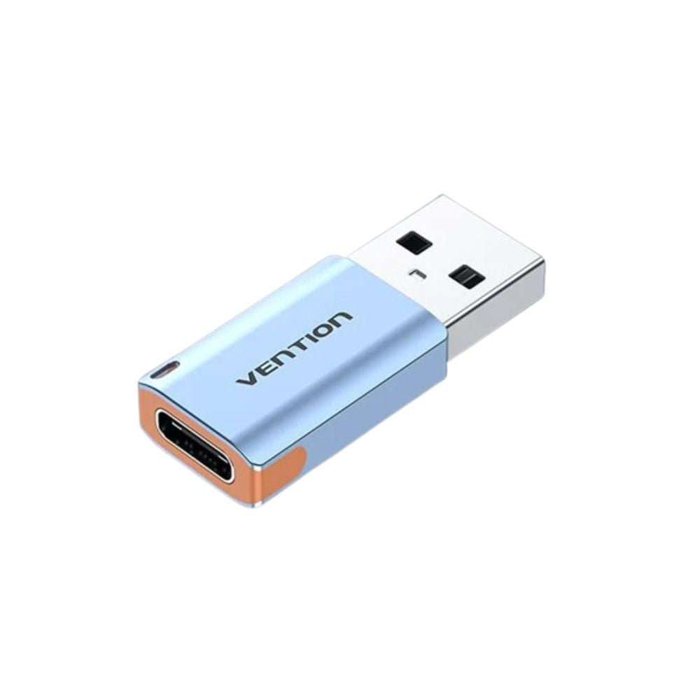 Vention USB 3.1 Type-A Male to Type-C Female OTG Adapter with High-Speed 10Gbps Transfer Speed, Convenient Lanyard for Laptop, Desktop Computer