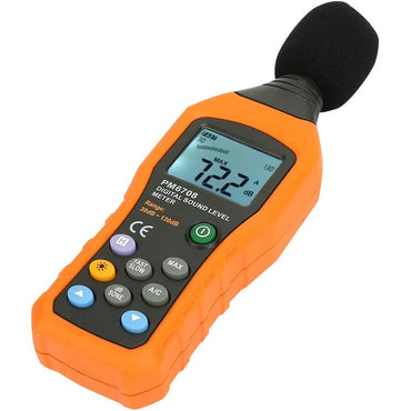 [CLEARANCE] PeakMeter PM6708 LCD Digital Audio Decibel Sound Noise Level Meter dB Meter Measuring Logger Tester 30 dB to 130 dB