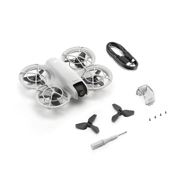 DJI Neo Standard (Single Battery) / Fly More Combo (3-Battery) 4K 30fps 22GB FPV Immersive Drone with Goggles N3 & RC Motion 3 Control, 18 Minutes Max Flight Time, Palm Takeoff / Landing, RTH, QuickShots, Subject Tracking