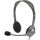 Logitech H111 Wired Stereo Multi-Device Headset with Microphone for Noise Reduction and 3.5mm Plug for Computer PC