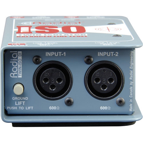 [CLEARANCE] Radial Engineering Twin-Iso - Two Channel Balanced Line Isolator with Jensen Transformers