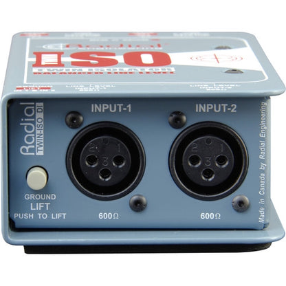 [CLEARANCE] Radial Engineering Twin-Iso - Two Channel Balanced Line Isolator with Jensen Transformers