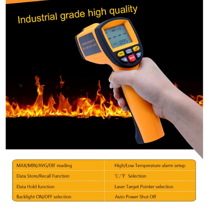 [CLEARANCE] Benetech GM1650 Non Contact Thermometer Laser Temperature Gun Infrared Thermometer 200° to 1650° Celcius