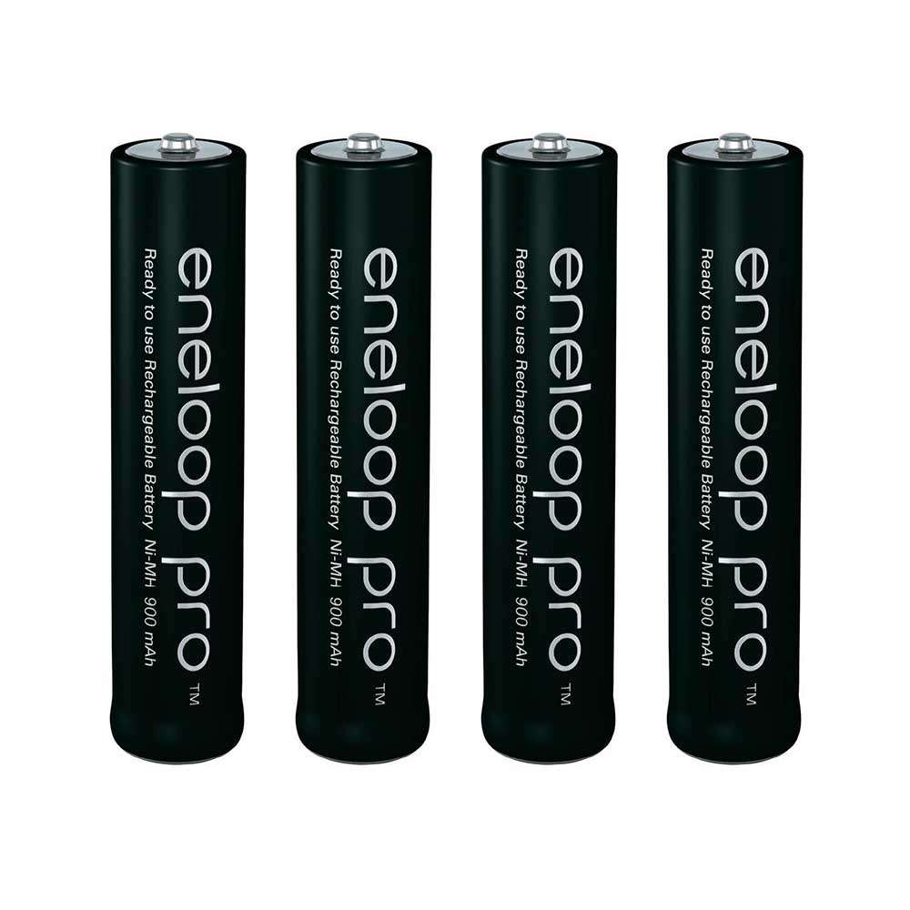 Panasonic Eneloop Pro BK-4HCCE-4BT Rechargeable Battery AAA Pack of 4 (Black) x4