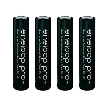 Panasonic Eneloop Pro BK-4HCCE-4BT Rechargeable Battery AAA Pack of 4 (Black) x4