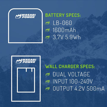 [CLEARANCE] Wasabi Power BC-W126 Dual USB Battery Charger for Fujifilm NP W126, NPW126S  | JG Superstore