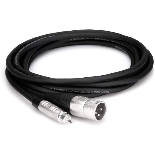 Hosa Technology HRX-003 Unbalanced RCA Male to 3-Pin XLR Male Audio Cable (3')