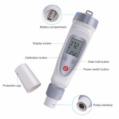 Eagletech JPB-70A DO Meter Dissolved Oxygen Portable DO Meter 0-20.0 mg/L Water Quality Tester