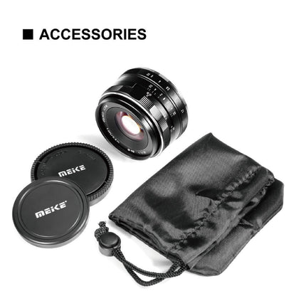 Meike MK-35mm 35mm F1.7 Large Aperture Manual Focus Fixed Lens for Canon EF-M EOS M1 M2 M3 M5 M6 M10 M100