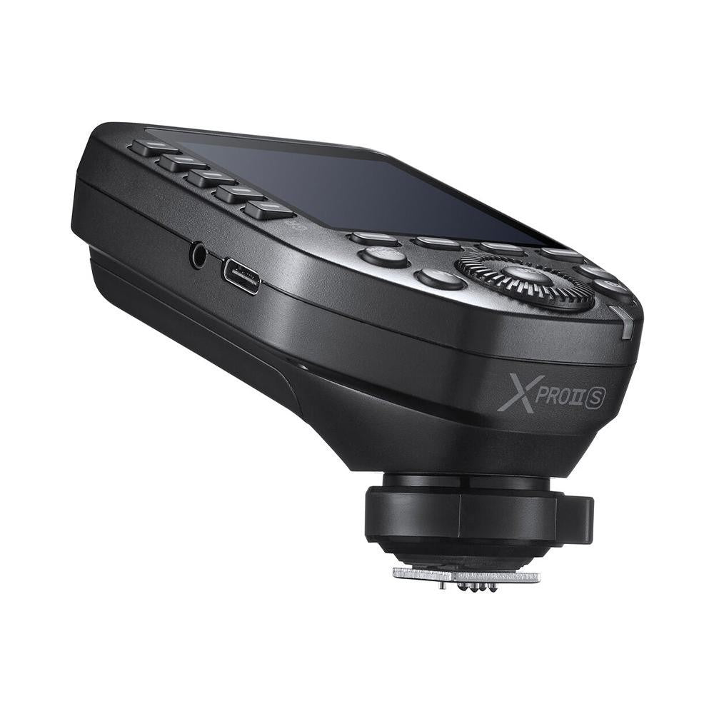 Godox XPRO-S XPROII-S XPROII-S+ TTL 2.4Ghz Wireless Flash Trigger Transmitter with Autoflash and Max 328ft Range, Sekonic L-858 & TCM Function, Mobile App Control and Multi ID Access Settings for DSLR and Mirrorless Camera | JG Superstore
