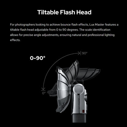 Godox Lux Master 2.4GHz Wireless TTL HSS Retro Camera Flash with Max 100m Operatiol Range and 2980mAh Battery for Photography