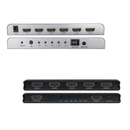 ArgoX 4K 60Hz Ultra HD HDMI Video Switcher 5x1 Supports 3D, 6Gbps Data and TMDS Clock, AWG26 and HDMI 2.0 Cable, 24/30/60bit Deep Color for High Definition Display, DVD Players | HDSW5-V2.0 HDSW5X1