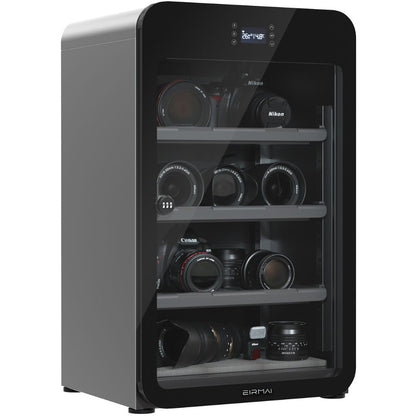 EIRMAI Electric Automatic Digital Control Dry Cabinet with Touch Panel & Combition Lock for Photography Gears & Cameras