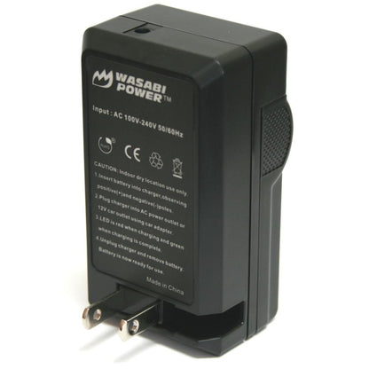 Wasabi Power Battery 10L NB-10L (2-Pack) and Charger for Canon CB-2LC and Canon PowerShot G1 X, G3 X, G15, G16, SX40 HS, SX50 HS, SX60 HS  | JG Superstore