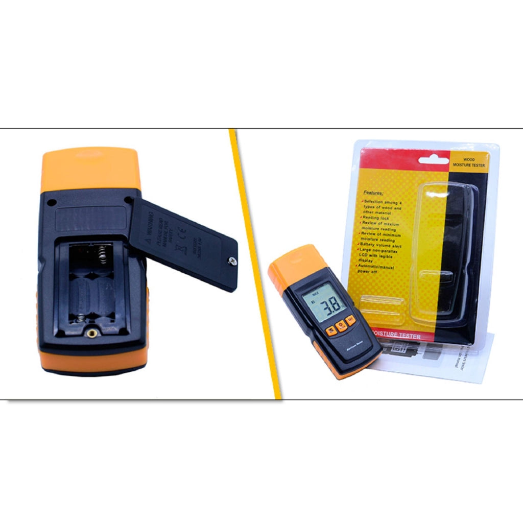 Benetech GM605 LCD Digital Wood Moisture Meter Humidity Tester 0~41%