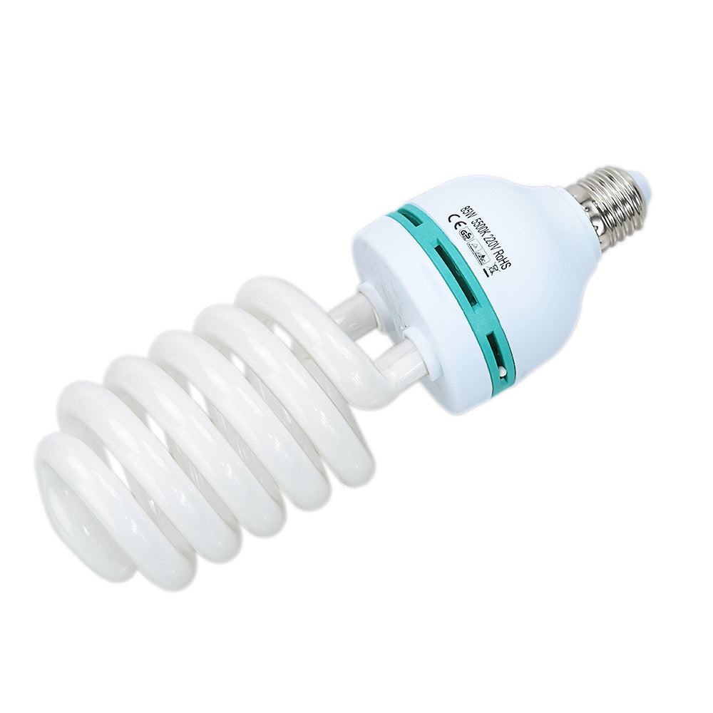 Pxel AA-B85 Photo Studio Photography 85 Watt CFL 5500K Day Light Fluorescent Full Spectrum Bulb E27 Base