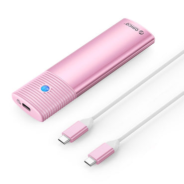[CLEARANCE] ORICO PWM2-G2 NVMe to USB 3.2 Gen2 USB Type C M.2 SSD Enclosure Tool-Free with USB Type C to USB Type C Cable, 10Gbps Fast Data Transmission Rate, 4TB Max. Supported Capacity, Support NVMe Protocol & UASP, Windows, macOS, Linux