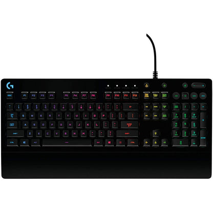 Logitech G213 Prodigy Gaming Keyboard with Spill-Resistant Design, LIGHTSYNC RGB, Onboard Media controls for Windows 7, 8, 8.1, and Windows 10