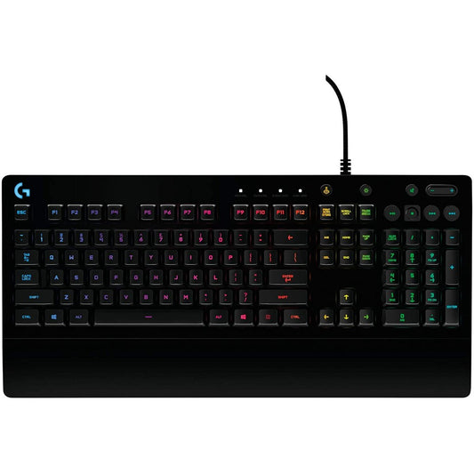Logitech G213 Prodigy Gaming Keyboard with Spill-Resistant Design, LIGHTSYNC RGB, Onboard Media controls for Windows 7, 8, 8.1, and Windows 10